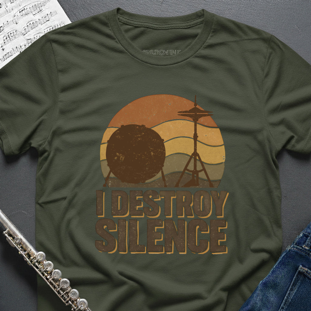 Destroy Silence Drums T-Shirt