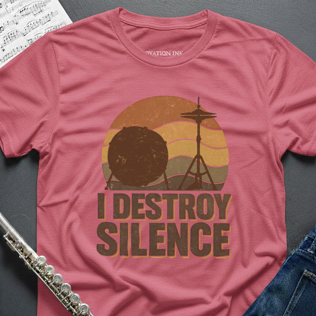 Destroy Silence Drums T-Shirt