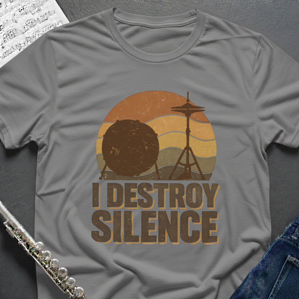 Destroy Silence Drums T-Shirt