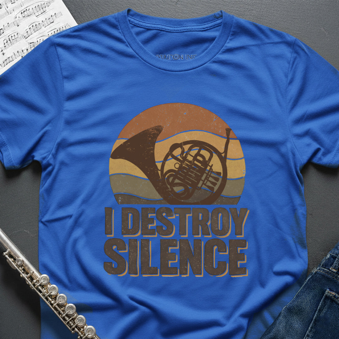 Destroy Silence Horn T-Shirt