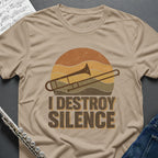 Destroy Silence Trombone T-Shirt