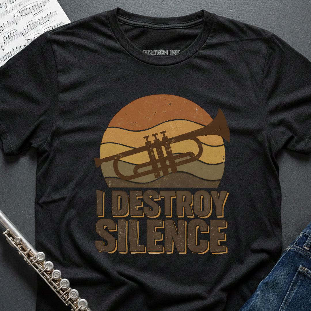 Destroy Silence Trumpet T-Shirt