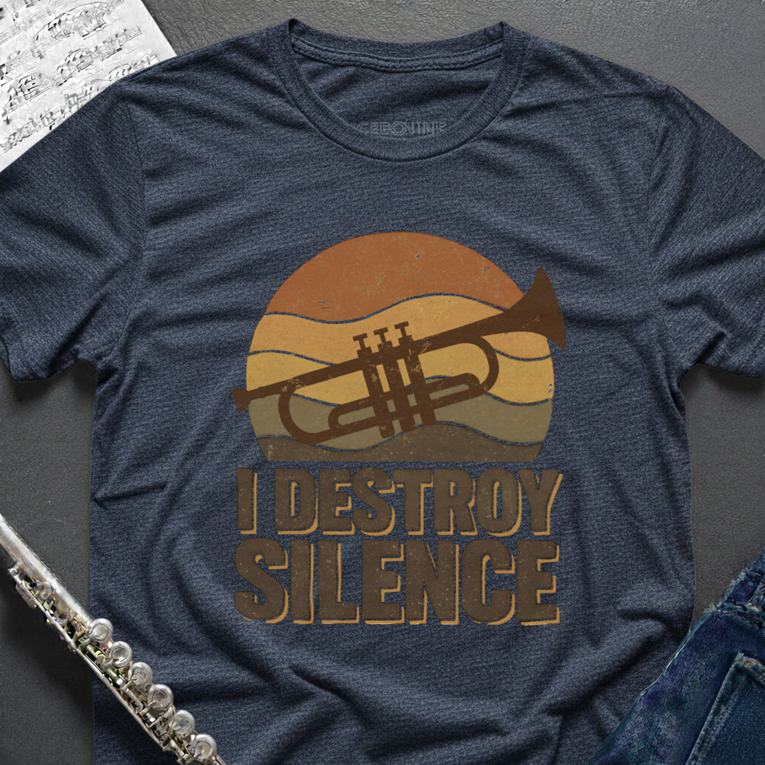 Destroy Silence Trumpet T-Shirt