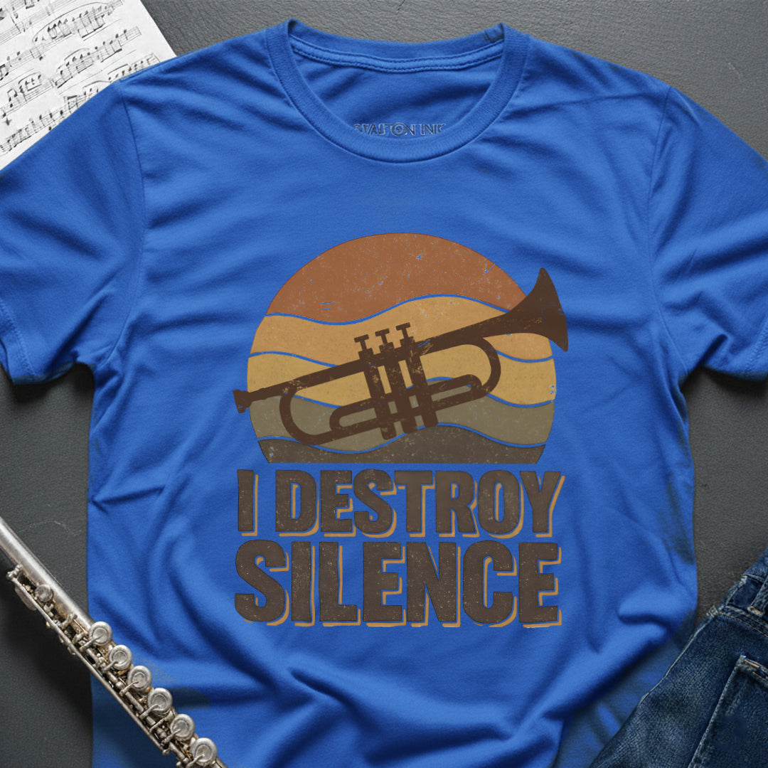 Destroy Silence Trumpet T-Shirt