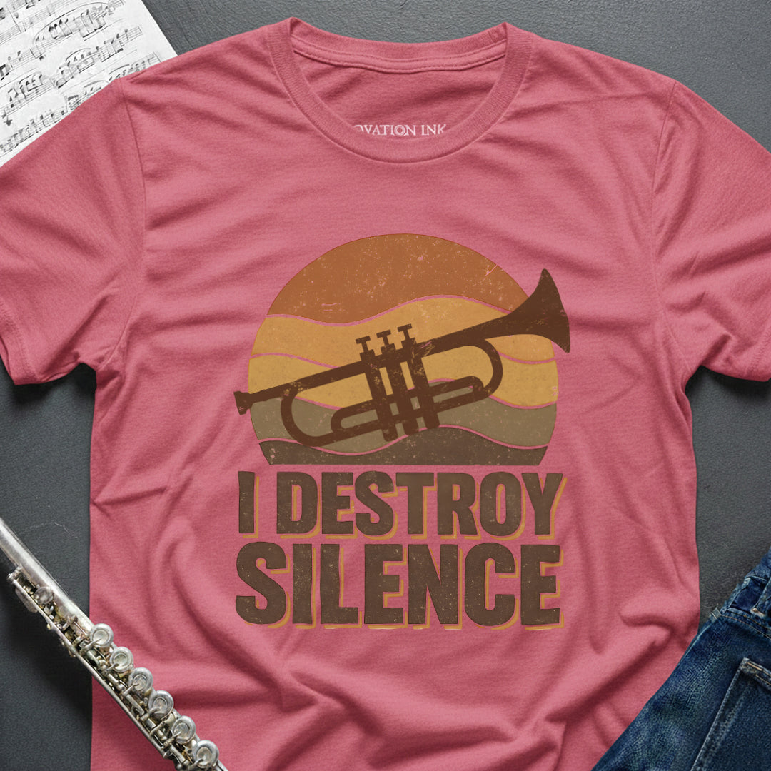 Destroy Silence Trumpet T-Shirt