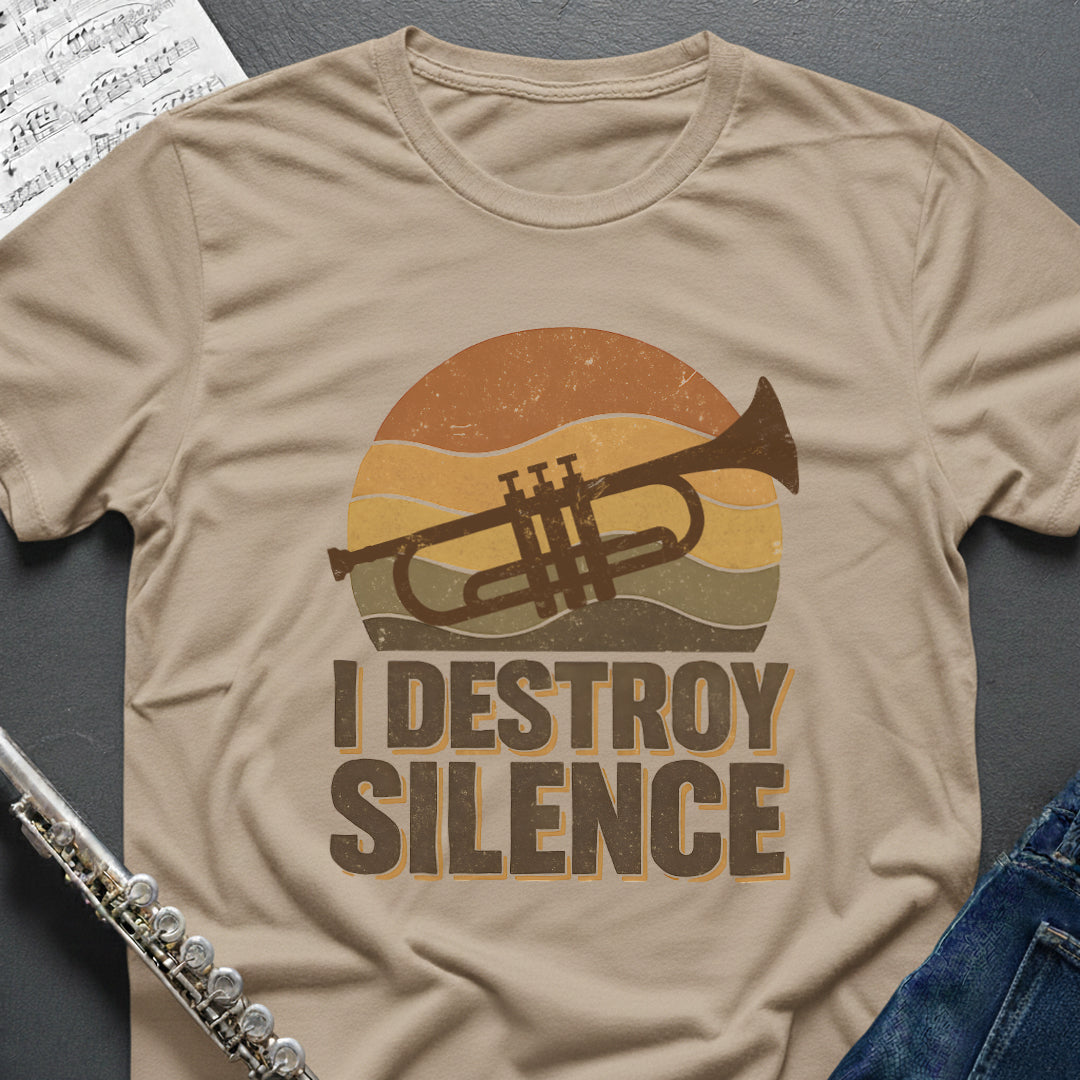 Destroy Silence Trumpet T-Shirt