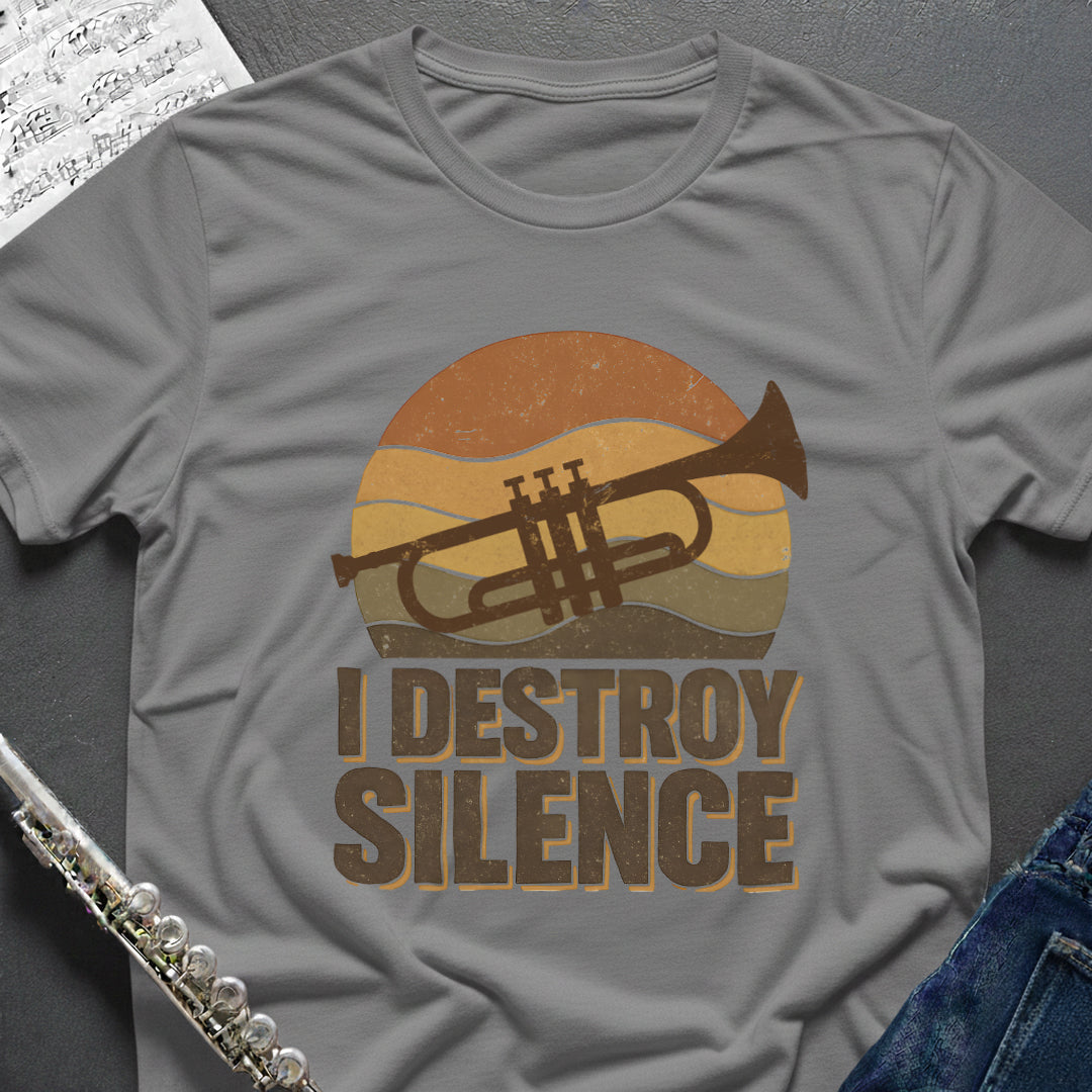 Destroy Silence Trumpet T-Shirt