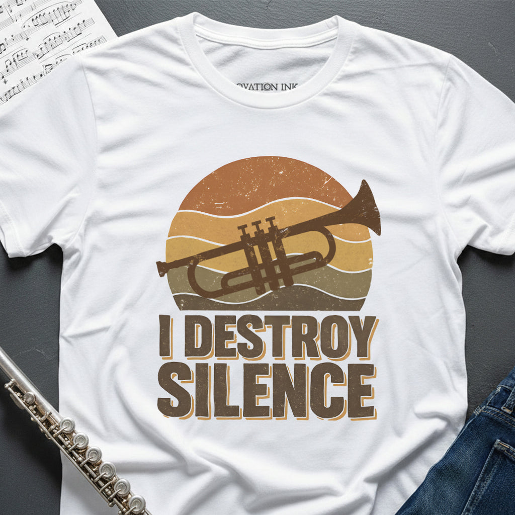 Destroy Silence Trumpet T-Shirt