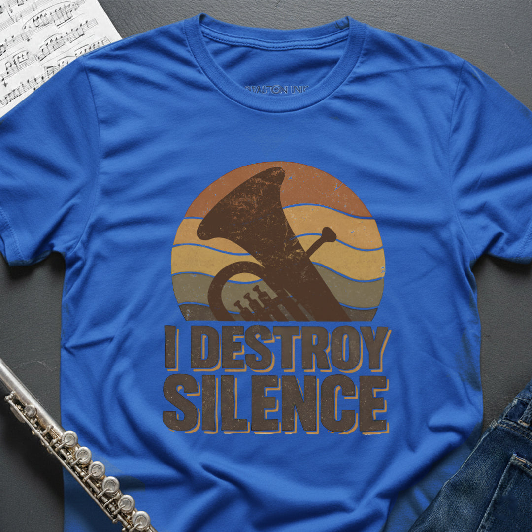 Destroy Silence Tuba T-Shirt