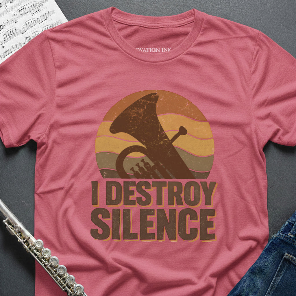 Destroy Silence Tuba T-Shirt