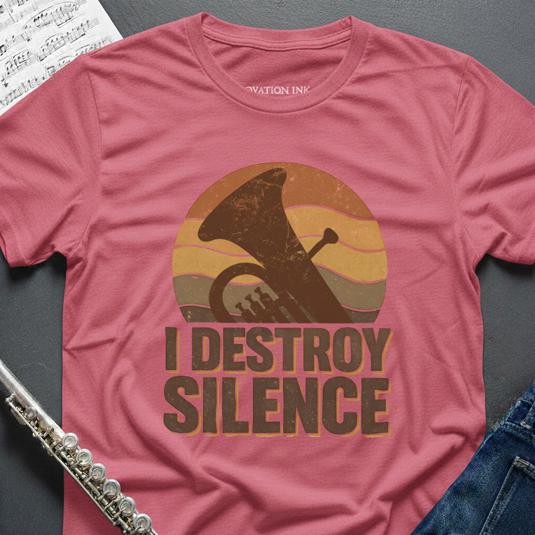 Destroy Silence Tuba T-Shirt