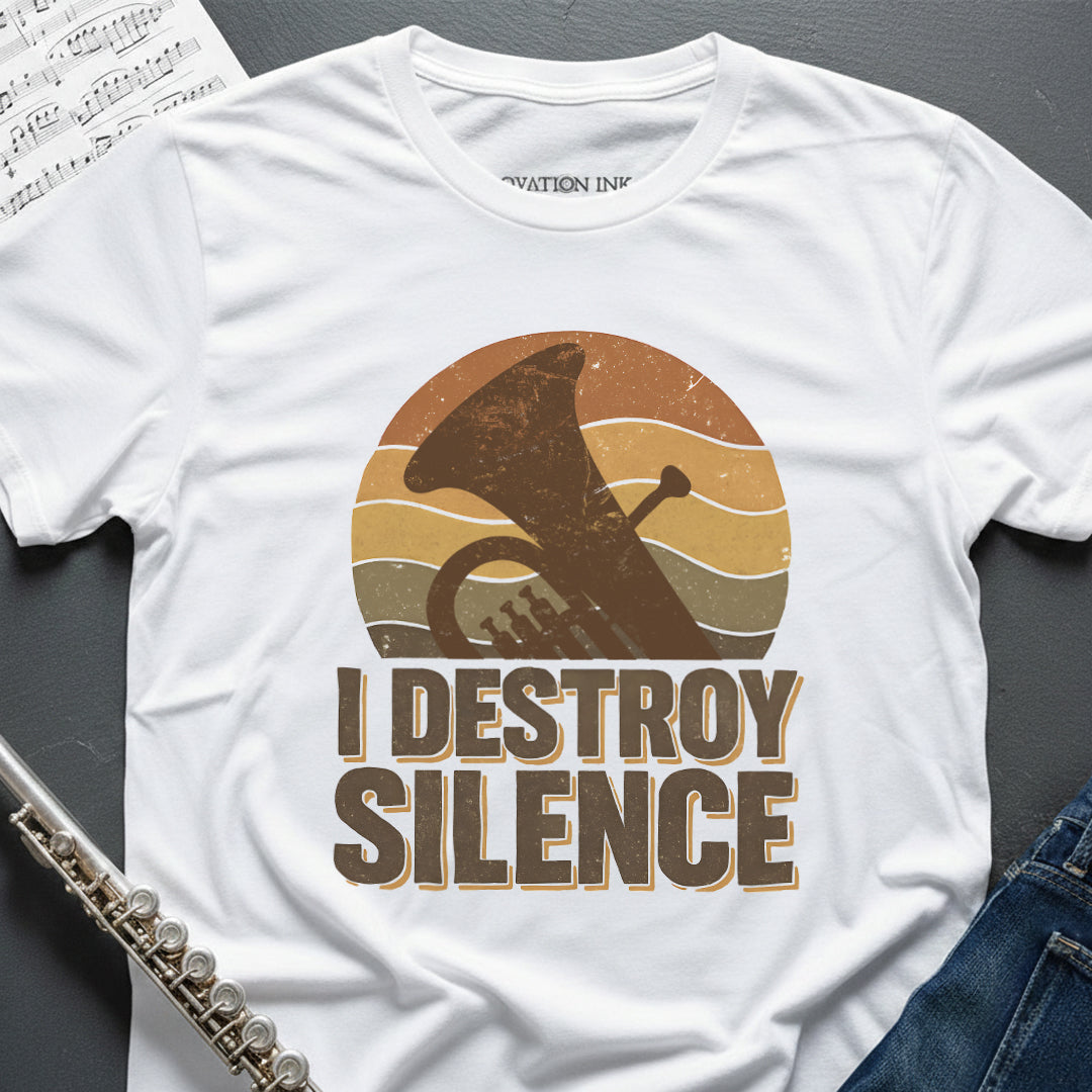 Destroy Silence Tuba T-Shirt