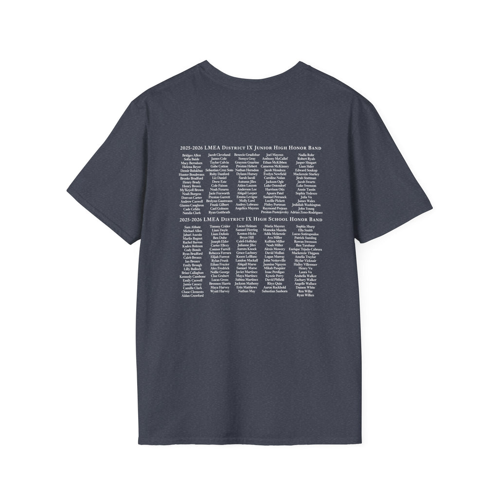 LMEA District 9 Honor Band 25-26 T-Shirt