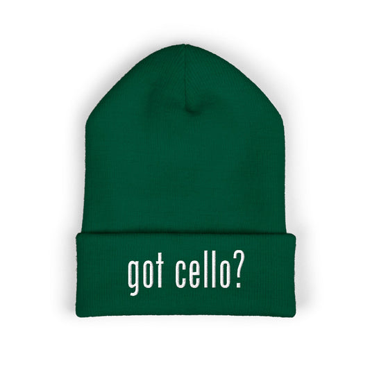 Got cello? Beanie