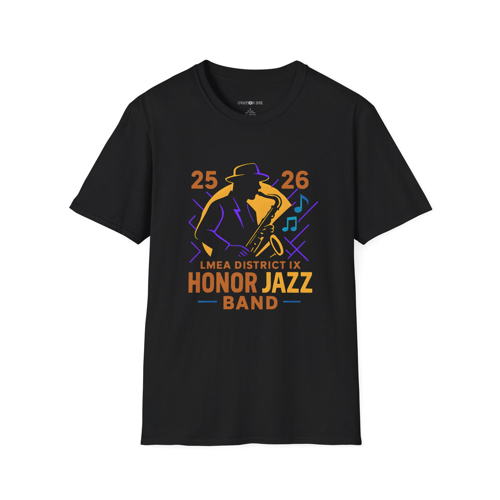 LMEA District 9 Honor JAZZ Band 25-26 T-Shirt