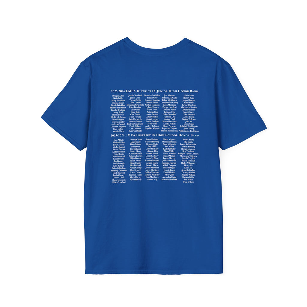 LMEA District 9 Honor Band 25-26 T-Shirt