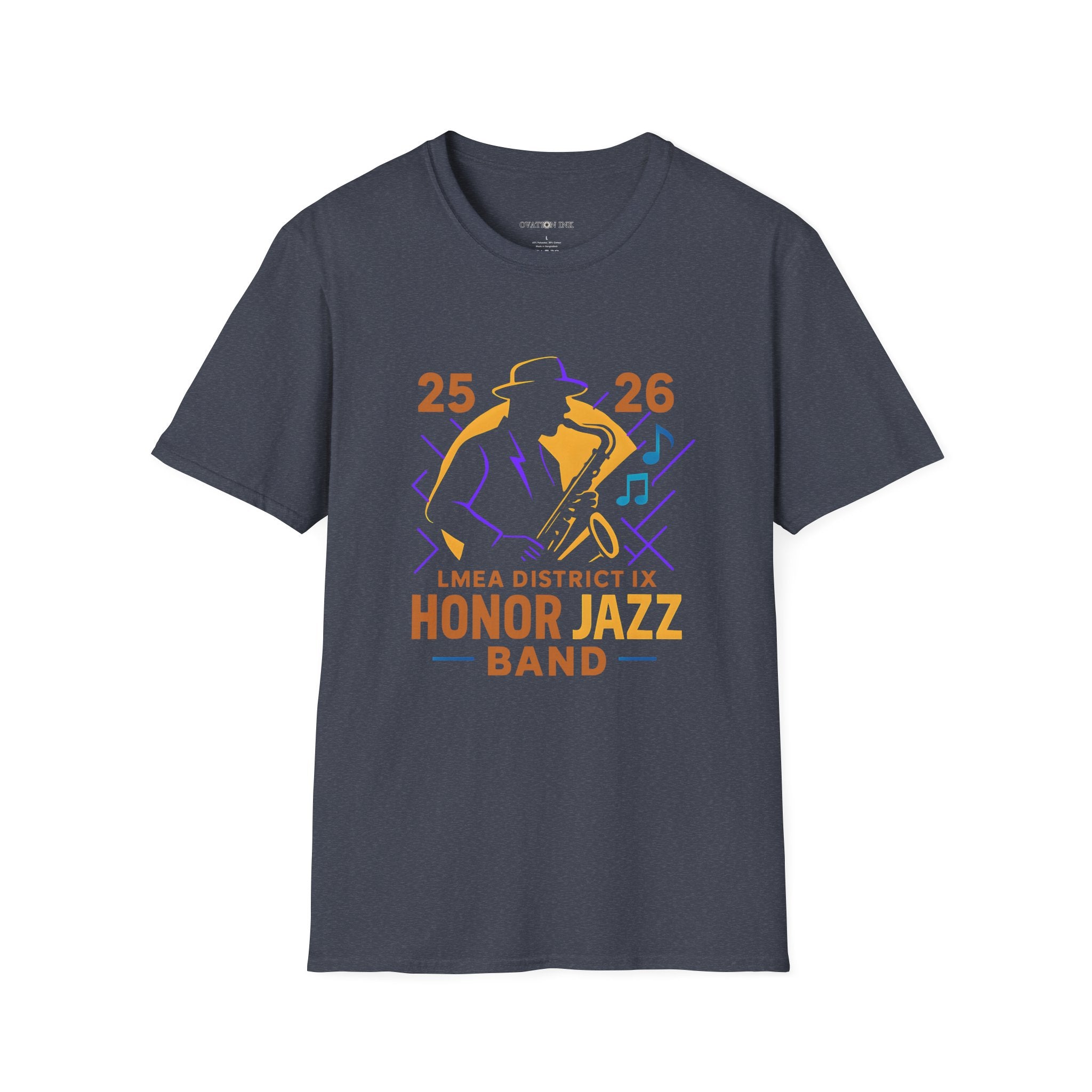 LMEA District 9 Honor JAZZ Band 25-26 T-Shirt