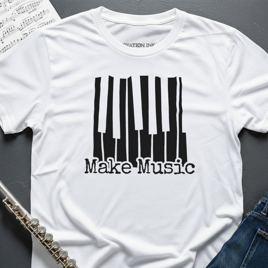Make Music Piano Keys T-Shirt