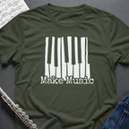 Make Music Piano Keys T-Shirt
