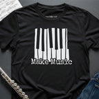 Make Music Piano Keys T-Shirt