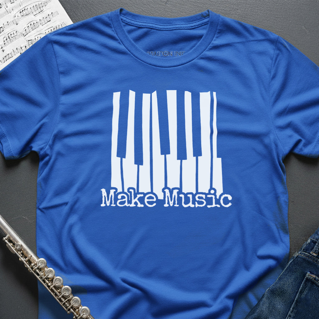 Make Music Piano Keys T-Shirt