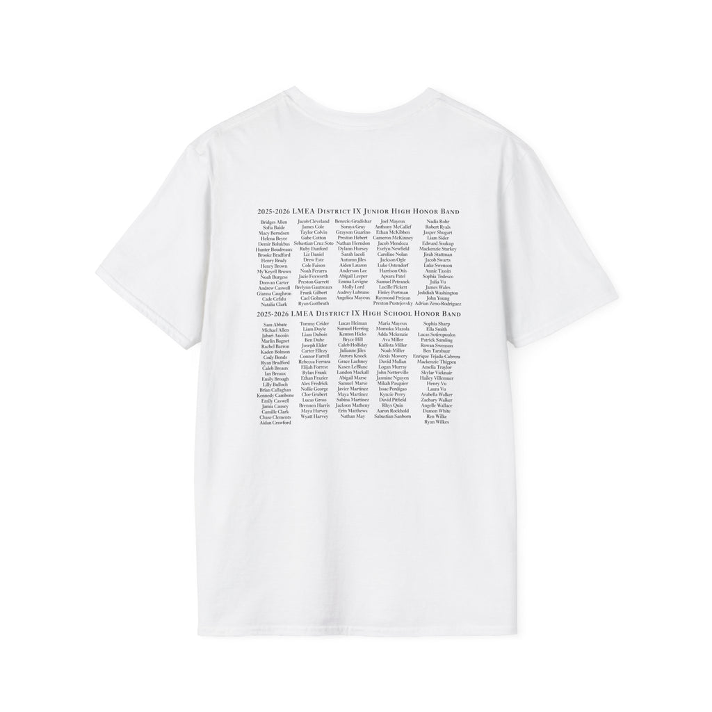 LMEA District 9 Honor Band 25-26 T-Shirt