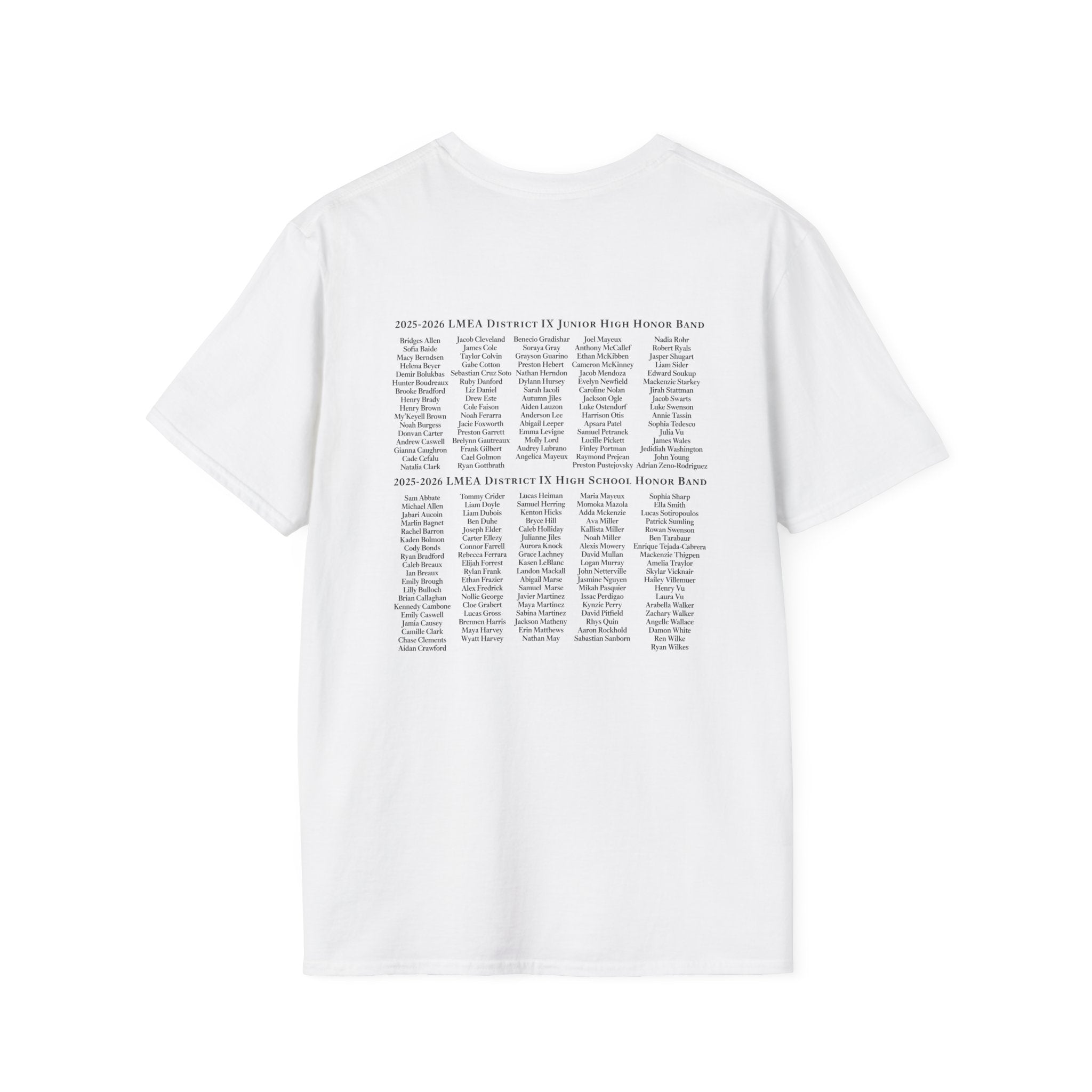 LMEA District 9 Honor Band 25-26 T-Shirt